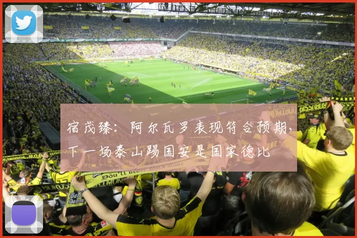 宿茂臻：阿尔瓦罗表现符合预期，下一场泰山踢国安是国家德比